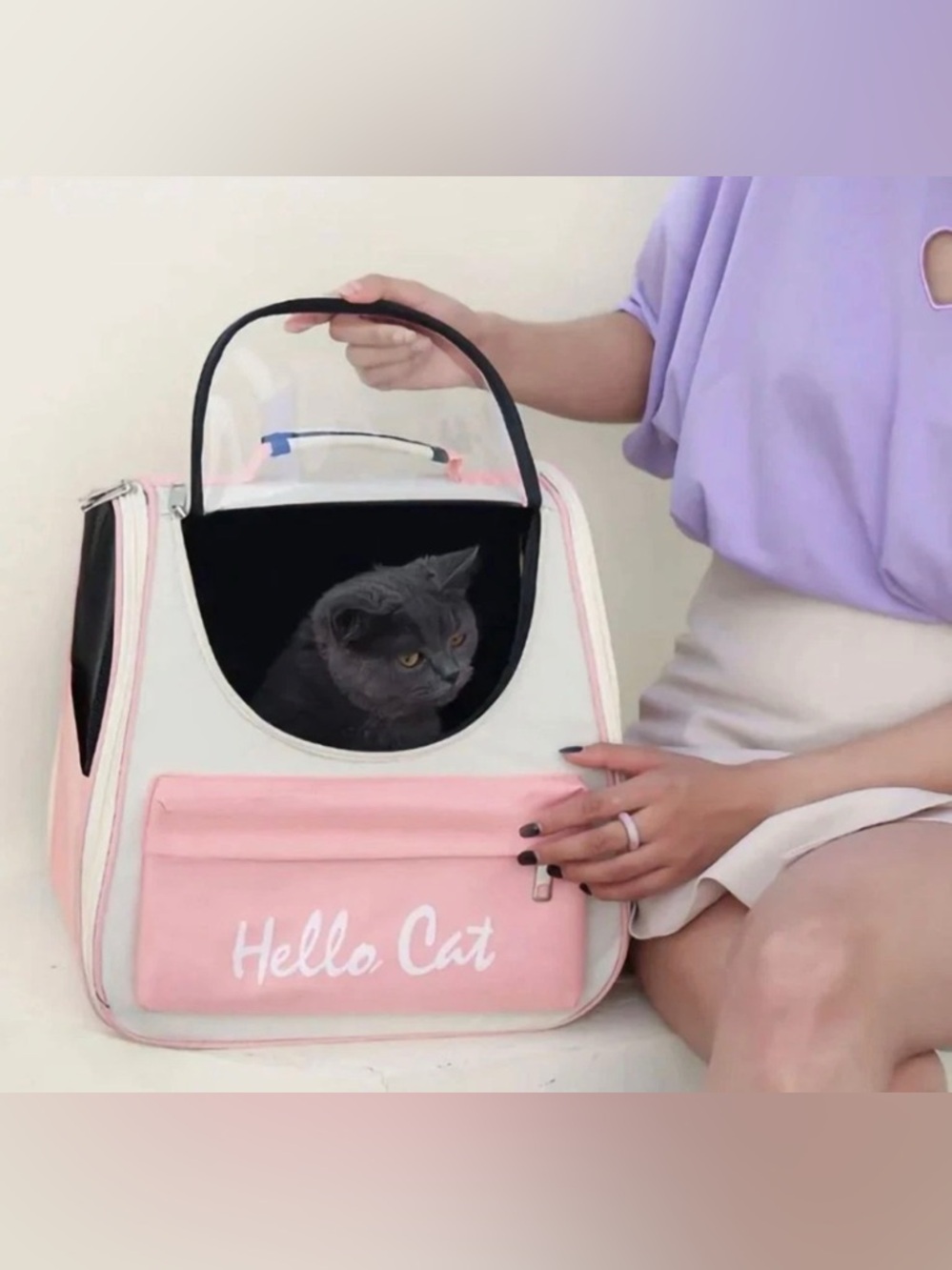 Cat Pet Carrier - Picture 2 of 7